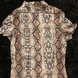 Snake skin shirt